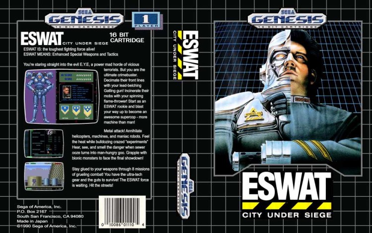 ESWAT: City Under Siege - Sega Genesis | VideoGameX