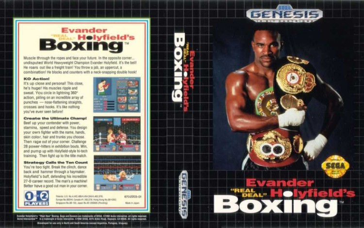 Evander Holyfield's "Real Deal" Boxing - Sega Genesis | VideoGameX