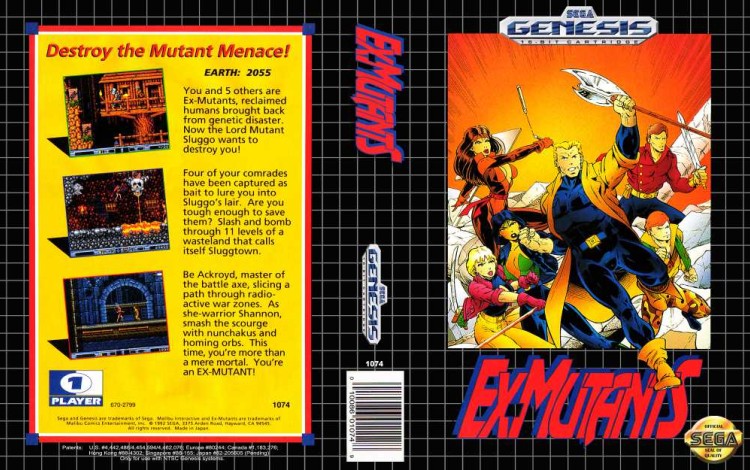Ex-Mutants - Sega Genesis | VideoGameX