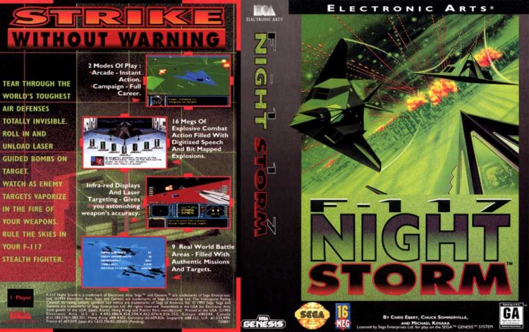 F-117 Night Storm - Sega Genesis | VideoGameX