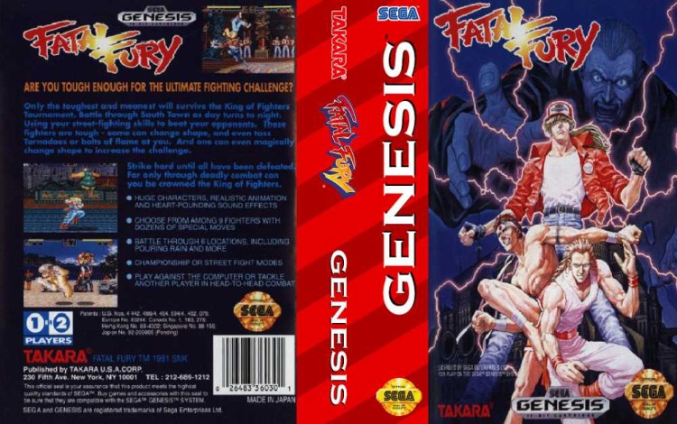 Fatal Fury - Sega Genesis | VideoGameX