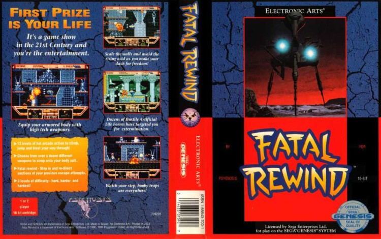 Fatal Rewind - Sega Genesis | VideoGameX