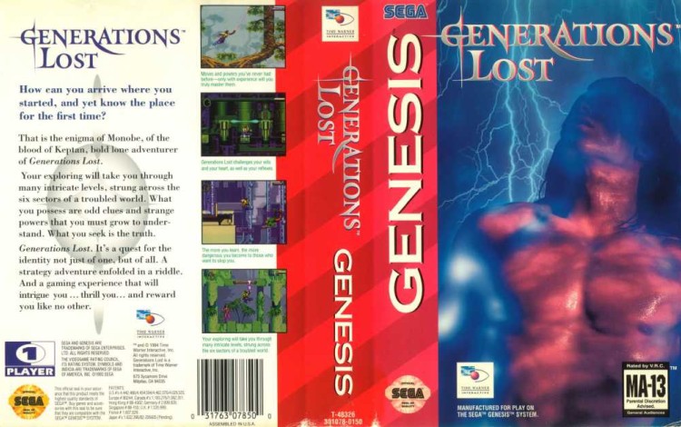 Generations Lost - Sega Genesis | VideoGameX