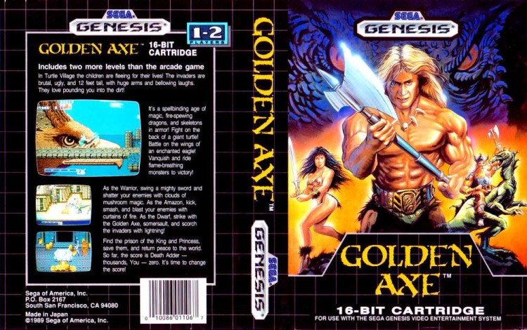 Golden Axe - Sega Genesis | VideoGameX