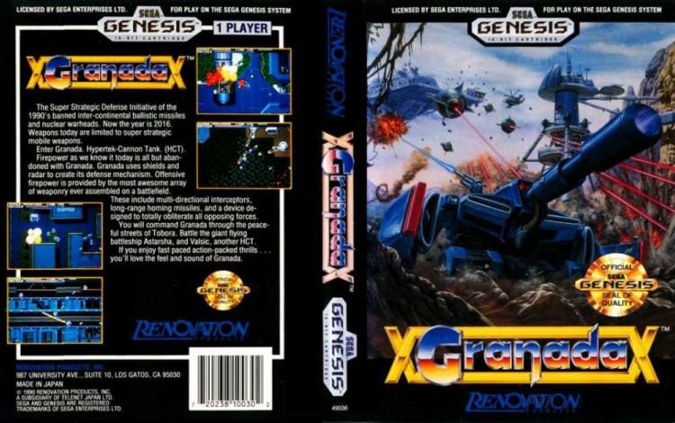 Granada - Sega Genesis | VideoGameX