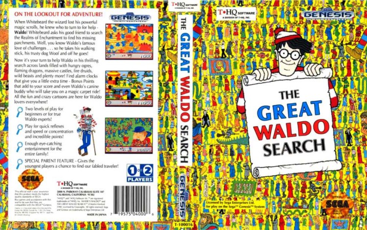 Great Waldo Search - Sega Genesis | VideoGameX