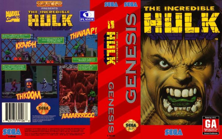 Incredible Hulk, The - Sega Genesis | VideoGameX