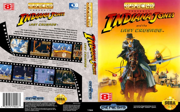 Indiana Jones and the Last Crusade - Sega Genesis | VideoGameX