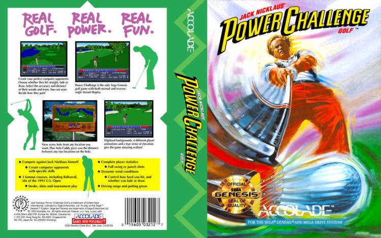 Jack Nicklaus Power Challenge Golf - Sega Genesis | VideoGameX