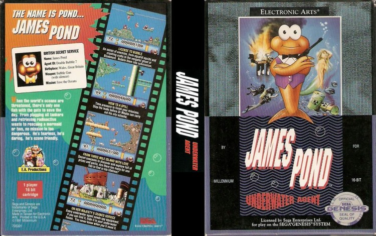 James Pond: Underwater Agent - Sega Genesis | VideoGameX