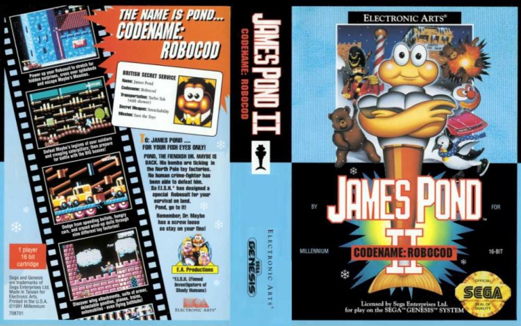 James Pond II: Codename Robocod - Sega Genesis | VideoGameX