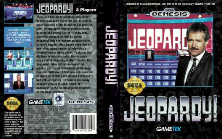 Jeopardy! - Sega Genesis | VideoGameX