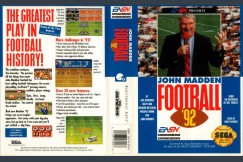 John Madden Football '92 - Sega Genesis | VideoGameX