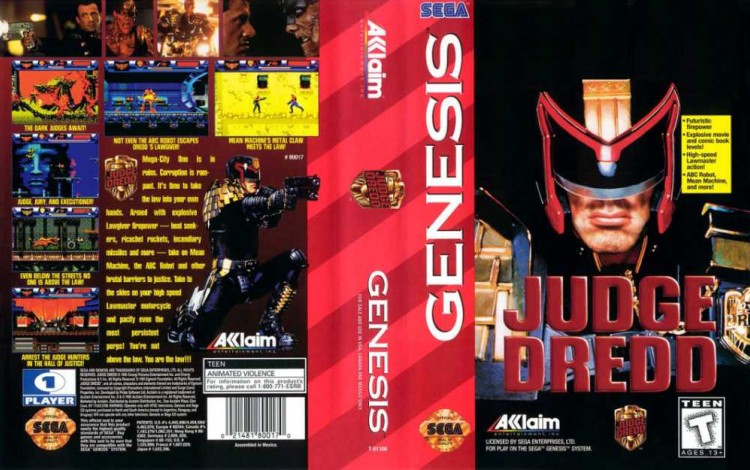 Judge Dredd - Sega Genesis | VideoGameX