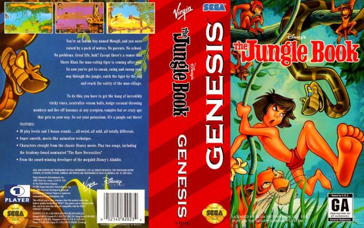 Jungle Book, The - Sega Genesis | VideoGameX