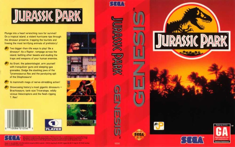 Jurassic Park - Sega Genesis | VideoGameX