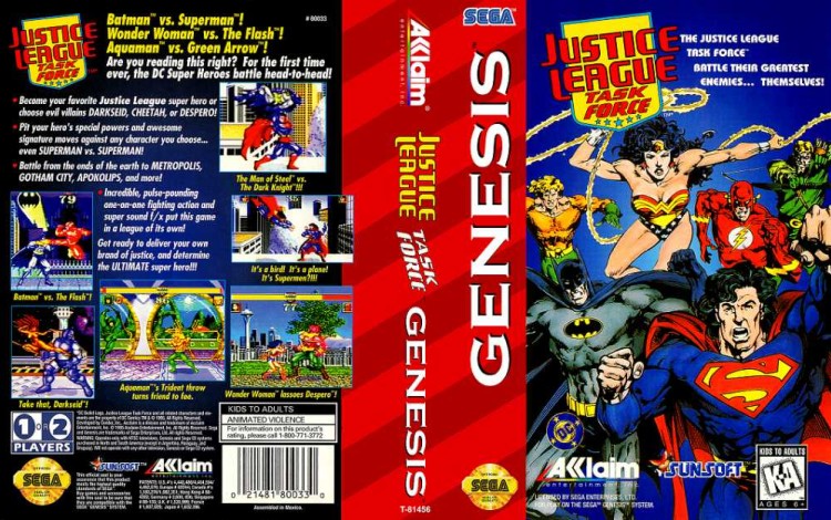 Justice League Task Force - Sega Genesis | VideoGameX