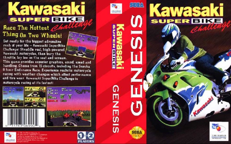 Kawasaki Super Bike Challenge - Sega Genesis | VideoGameX