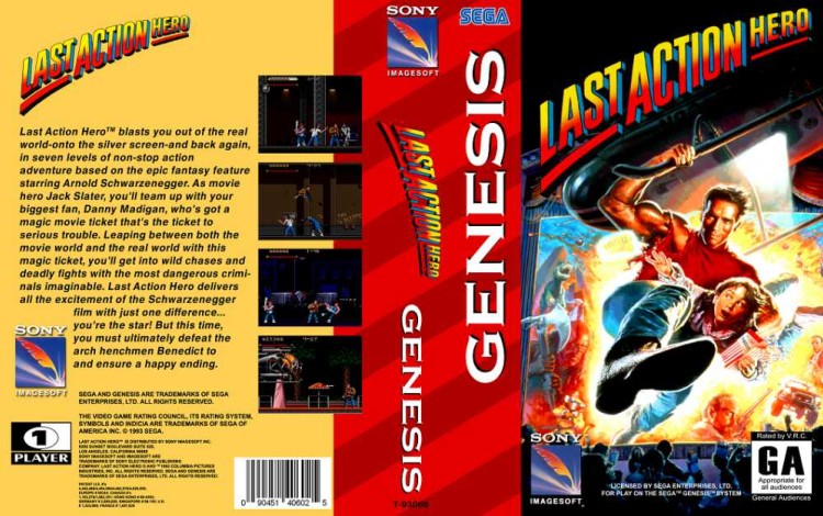 Last Action Hero - Sega Genesis | VideoGameX