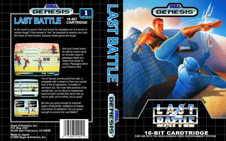 Last Battle - Sega Genesis | VideoGameX