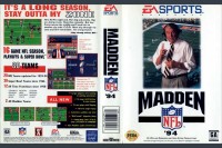 Madden NFL '94 - Sega Genesis | VideoGameX