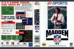 Madden NFL '94 - Sega Genesis | VideoGameX