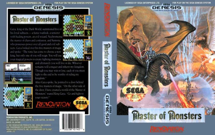 Master of Monsters - Sega Genesis | VideoGameX