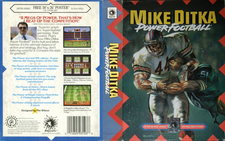 Mike Ditka Power Football - Sega Genesis | VideoGameX