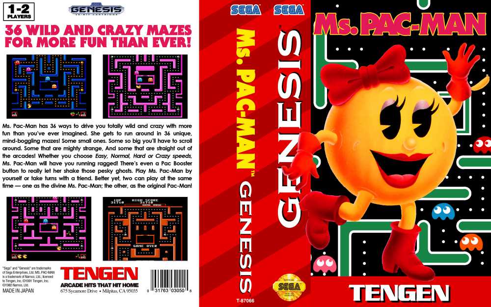 sega genesis pac man