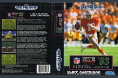 NFL Sports Talk Football '93 Starring Joe Montana - Sega Genesis | VideoGameX