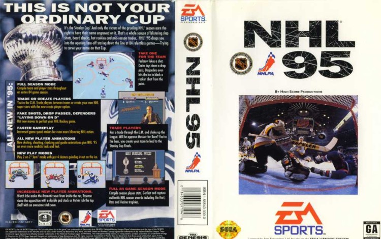 NHL '95 - Sega Genesis | VideoGameX