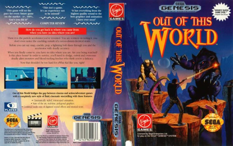 Out of this World - Sega Genesis | VideoGameX