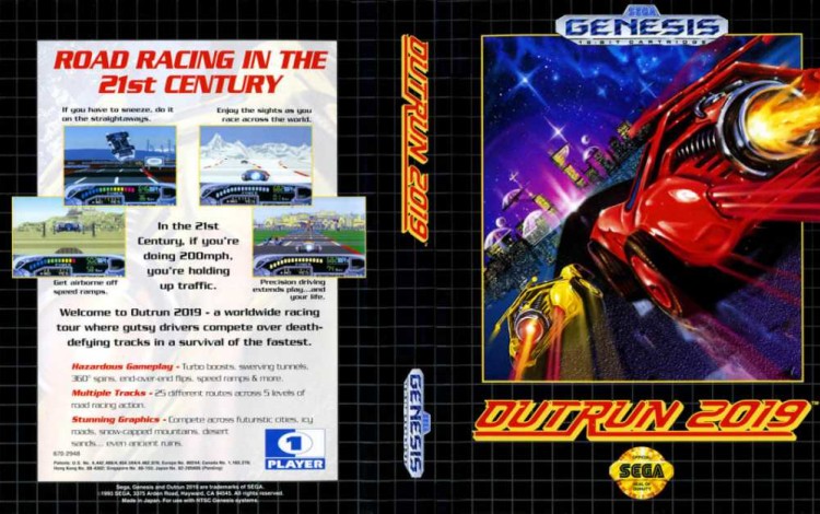 OutRun 2019 - Sega Genesis | VideoGameX