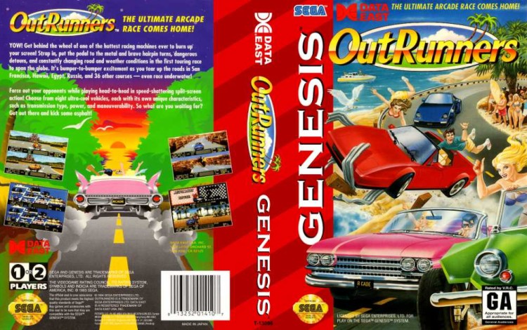 OutRunners - Sega Genesis | VideoGameX