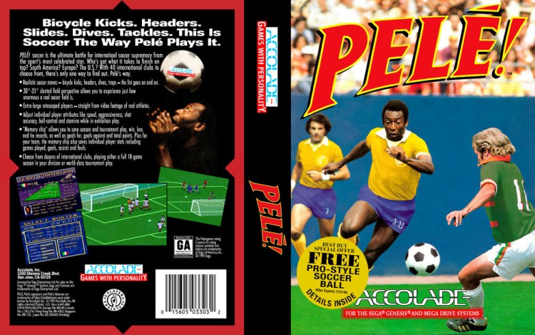 Pele! - Sega Genesis | VideoGameX