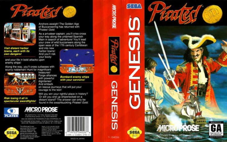 Pirates! Gold - Sega Genesis | VideoGameX