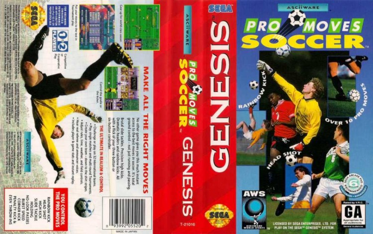 Pro Moves Soccer - Sega Genesis | VideoGameX