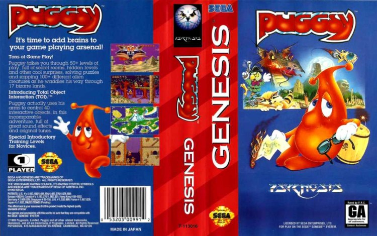 Puggsy - Sega Genesis | VideoGameX