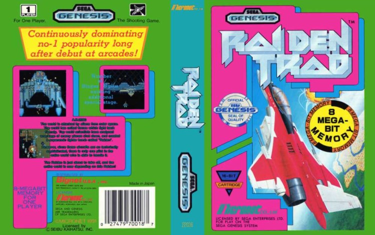 Raiden Trad - Sega Genesis | VideoGameX