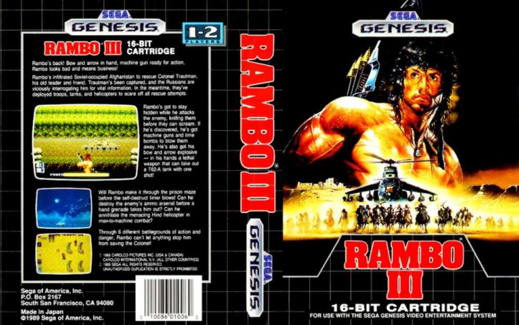 Rambo III - Sega Genesis | VideoGameX