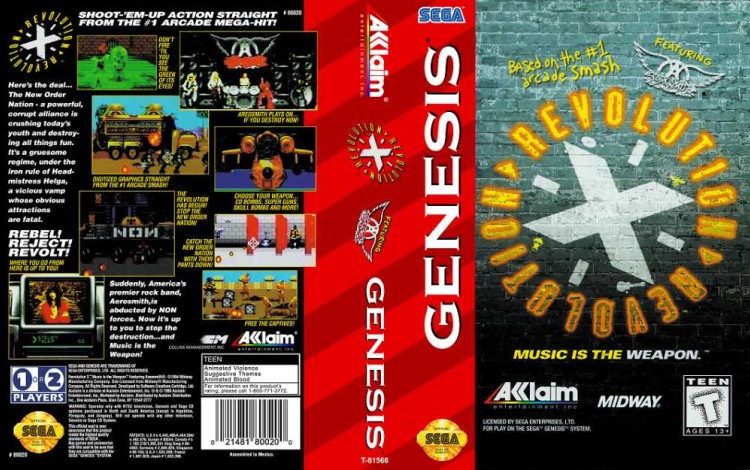 Revolution X - Sega Genesis | VideoGameX