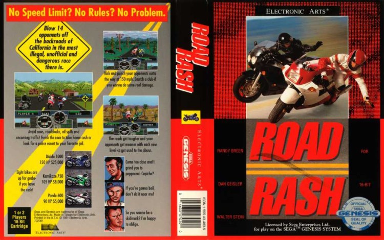 Road Rash - Sega Genesis | VideoGameX