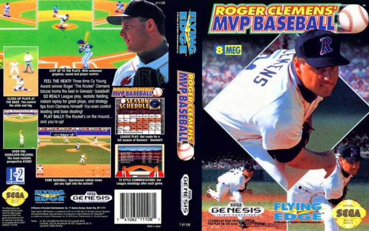 Roger Clemens MVP Baseball - Sega Genesis | VideoGameX