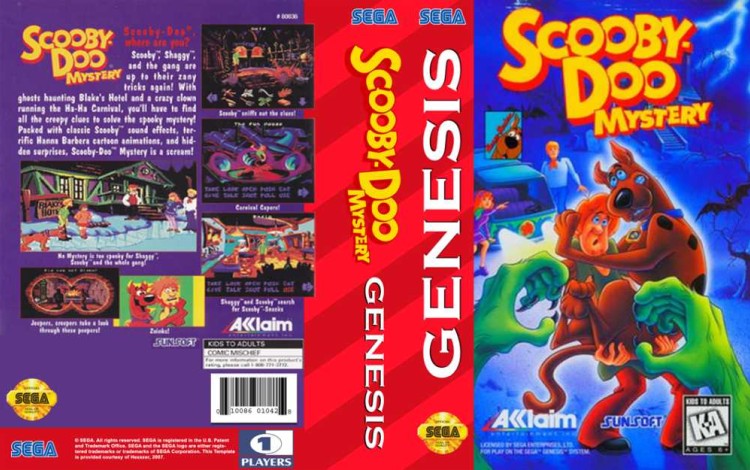 Scooby-Doo Mystery - Sega Genesis | VideoGameX