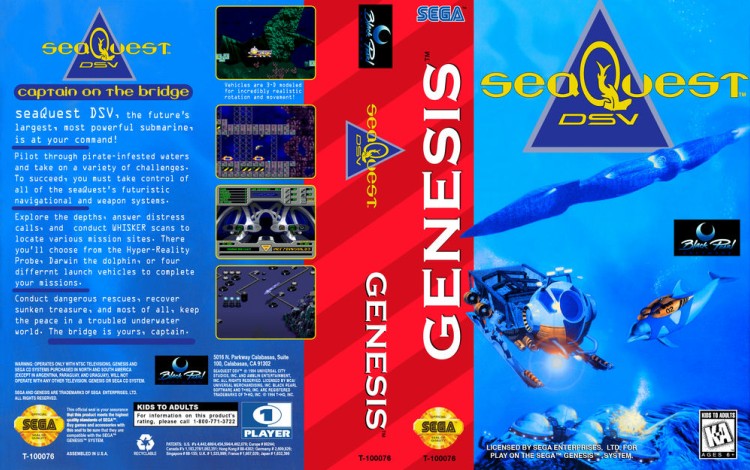 Seaquest DSV - Sega Genesis | VideoGameX