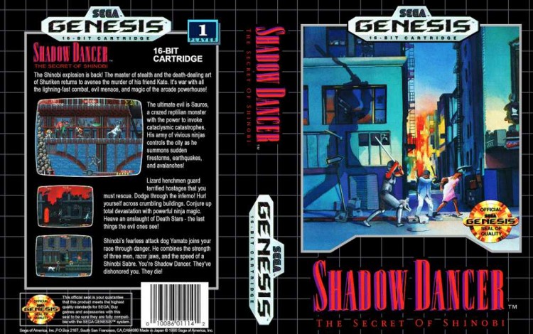 Shadow Dancer: The Secret of Shinobi - Sega Genesis | VideoGameX