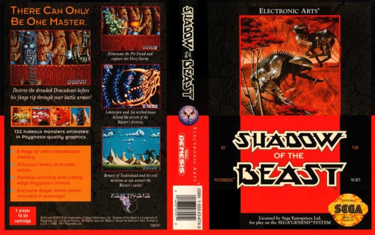 Shadow of the Beast - Sega Genesis | VideoGameX