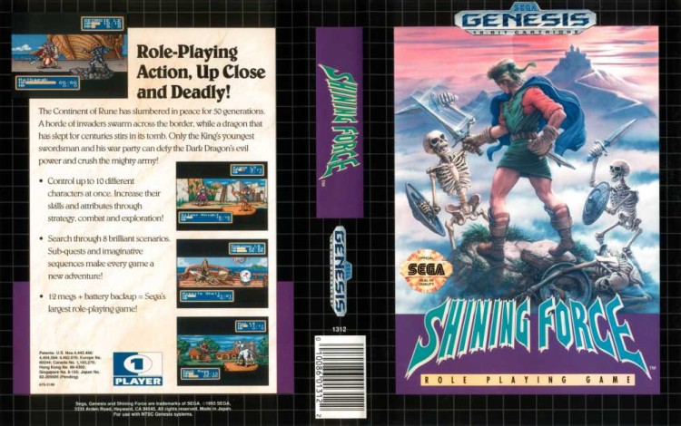 Shining Force - Sega Genesis | VideoGameX