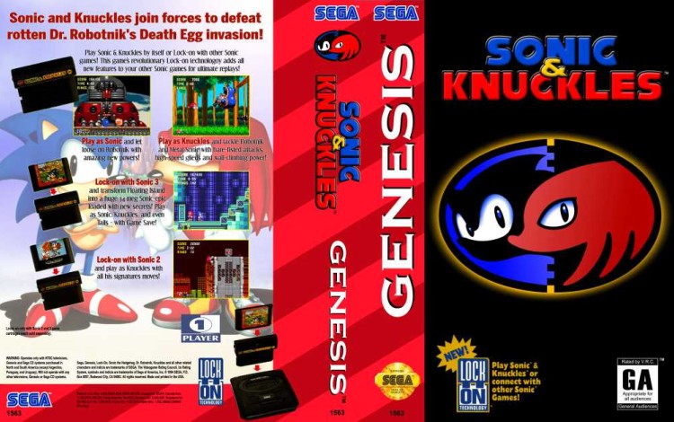 Sonic & Knuckles - Sega Genesis | VideoGameX