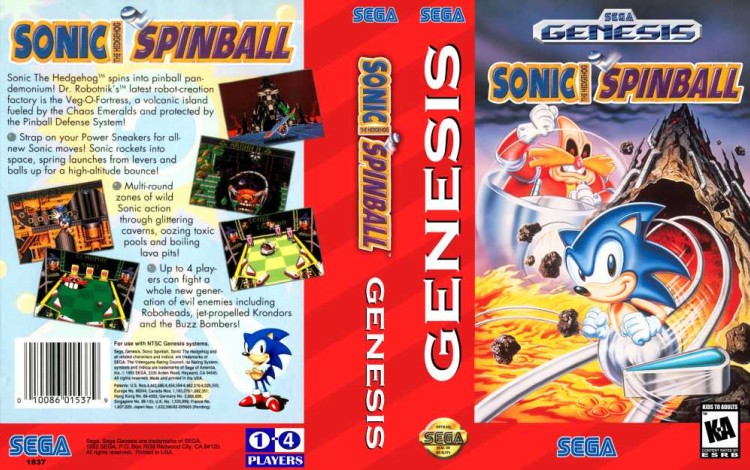 Sonic Spinball - Sega Genesis | VideoGameX